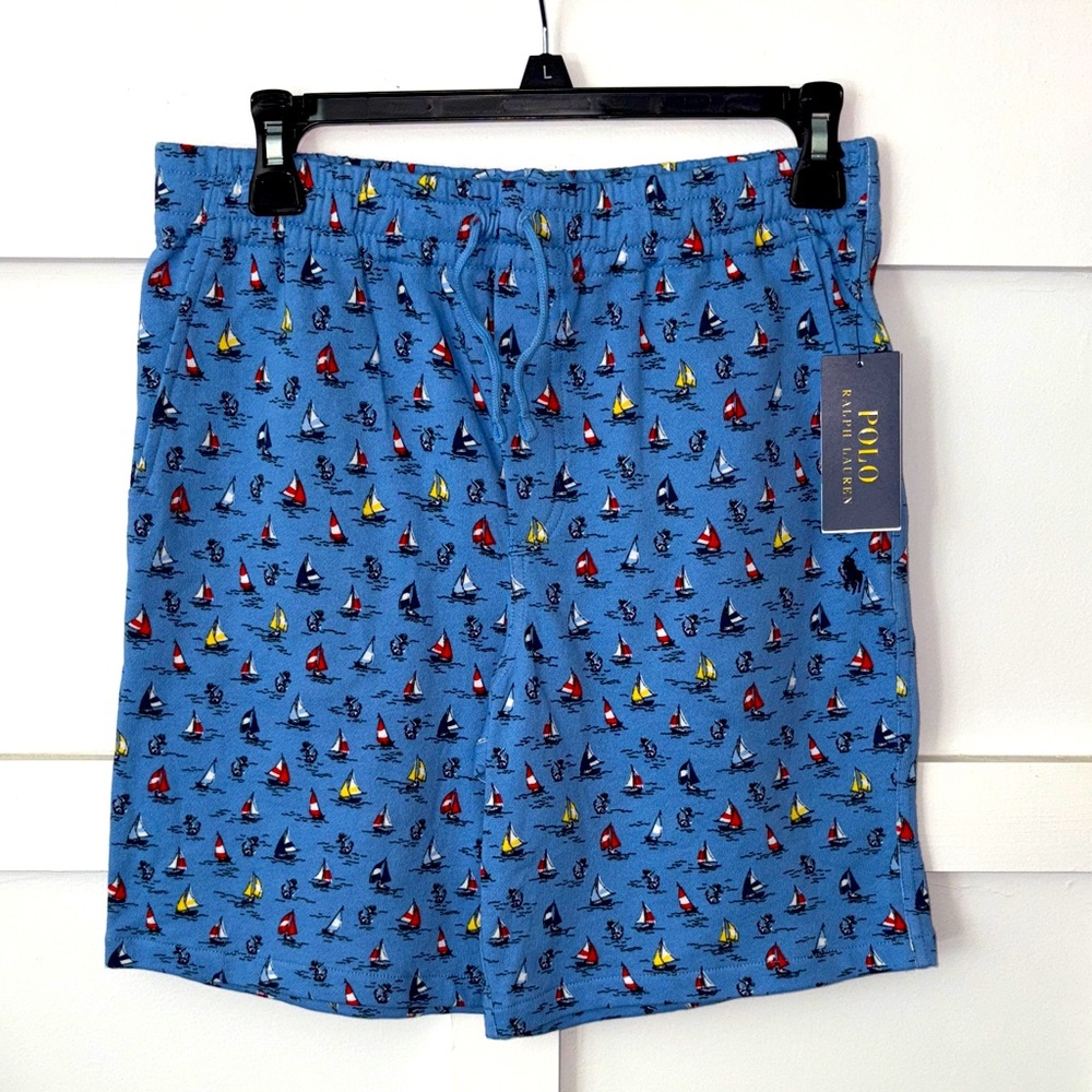Polo Ralph Lauren Boys Knit Shorts Size Large 14-16 NWT